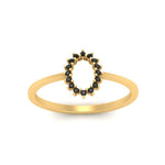 Load image into Gallery viewer, semi-mount-sunflower-halo-black-diamond-engagement-ring-in-yellow-gold-FD9704SMRGBLACK-NL-YG