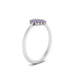 Load image into Gallery viewer, semi-mount-sunflower-halo-purple-topaz-engagement-ring-in-white-gold-FD9704SMRGVITO-NL-WG