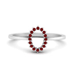 Load image into Gallery viewer, semi-mount-sunflower-halo-ruby-engagement-ring-in-white-gold-FD9704SMRGRUDR-NL-WG