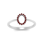 Load image into Gallery viewer, semi-mount-sunflower-halo-ruby-engagement-ring-in-white-gold-FD9704SMRGRUDR-NL-WG