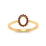 Load image into Gallery viewer, semi-mount-sunflower-halo-ruby-engagement-ring-in-yellow-gold-FD9704SMRGRUDR-NL-YG