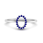 Load image into Gallery viewer, semi-mount-sunflower-halo-sapphire-engagement-ring-in-white-gold-FD9704SMRGSABL-NL-WG