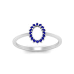 Load image into Gallery viewer, semi-mount-sunflower-halo-sapphire-engagement-ring-in-white-gold-FD9704SMRGSABL-NL-WG
