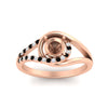 Load image into Gallery viewer, Swirl Split Semi Mount Ring For Women