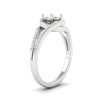 Load image into Gallery viewer, Swirl Split Semi Mount Ring For Women