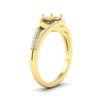 Load image into Gallery viewer, Swirl Split Semi Mount Ring For Women
