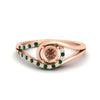 Load image into Gallery viewer, Swirl Split Semi Mount Ring For Women