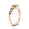 Load image into Gallery viewer, Swirl Split Semi Mount Ring For Women