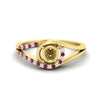 Load image into Gallery viewer, Swirl Split Semi Mount Ring For Women