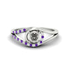 Load image into Gallery viewer, Swirl Split Semi Mount Ring For Women