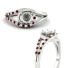 Load image into Gallery viewer, Swirl Split Semi Mount Ring For Women