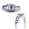 Load image into Gallery viewer, Swirl Split Semi Mount Ring For Women