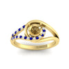 Load image into Gallery viewer, Swirl Split Semi Mount Ring For Women