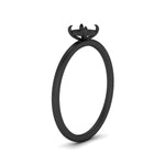 Load image into Gallery viewer, semi-mount-thin-classic-solitaire-engagement-ring-in-black-gold-fdens9358smrangle2-nl-bg