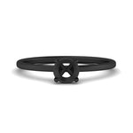 Load image into Gallery viewer, semi-mount-thin-classic-solitaire-engagement-ring-in-black-gold-fdens9358smrsleep-nl-bg