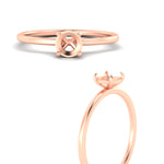 Load image into Gallery viewer, semi-mount-thin-classic-solitaire-engagement-ring-in-rose-gold-fdens9358smrangle3-nl-rg