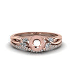 Load image into Gallery viewer, semi-mount-twisted-diamond-bridal-set-in-14K-rose-gold-FD8300RSM-NL-RG.jpg