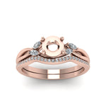 Load image into Gallery viewer, semi-mount-twisted-diamond-bridal-set-in-14K-rose-gold-FD8300RSM-NL-RG.jpg