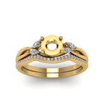 Load image into Gallery viewer, semi-mount-twisted-diamond-bridal-set-in-14K-yellow-gold-FD8300RSM-NL-YG.jpg