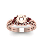 Load image into Gallery viewer, semi-mount-twisted-diamond-bridal-set-with-ruby-in-14K-rose-gold-FD8300RSMGRUDR-NL-RG.jpg