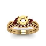 Load image into Gallery viewer, semi-mount-twisted-diamond-bridal-set-with-ruby-in-14K-yellow-gold-FD8300RSMGRUDR-NL-YG.jpg
