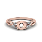 Load image into Gallery viewer, semi-mount-twisted-petal-diamond-engagement-ring-in-14K-rose-gold-FD8300RSMR-NL-RG.jpg