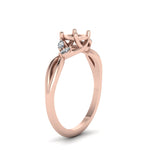 Load image into Gallery viewer, semi-mount-twisted-petal-diamond-engagement-ring-in-14K-rose-gold-FD8300RSMR-NL-RG.jpg