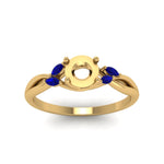Load image into Gallery viewer, semi-mount-twisted-petal-diamond-engagement-ring-with-blue-sapphire-in-14K-yellow-gold-FD8300RSMRGSABL-NL-YG.jpg