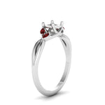 Load image into Gallery viewer, semi-mount-twisted-petal-diamond-engagement-ring-with-ruby-in-14K-white-gold-FD8300RSMRGRUDR-NL-WG.jpg