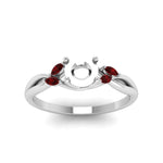 Load image into Gallery viewer, semi-mount-twisted-petal-diamond-engagement-ring-with-ruby-in-14K-white-gold-FD8300RSMRGRUDR-NL-WG.jpg