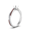 Load image into Gallery viewer, semi-mount-twisted-vine-diamond-engagement-ring-for-women-with-ruby-in-14K-white-gold-FD8233SMRGRUDR-NL-WG.jpg