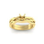 Load image into Gallery viewer, semi-mount-vine-inspired-solitaire-bridal-ring-set-in-yellow-gold-fdens8252smangle5-nl-yg.jpg?v=1767085538