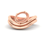 Load image into Gallery viewer, semi-mount-wave-solitaire-wedding-band-set-in-rose-gold-fdens11566sm-nl-rg-w2.jpg