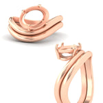 Load image into Gallery viewer, semi-mount-wave-solitaire-wedding-band-set-in-rose-gold-fdens11566sm-nl-rg-w2.jpg