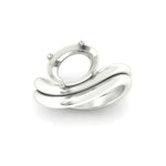 Load image into Gallery viewer, semi-mount-wave-solitaire-wedding-band-set-in-white-gold-fdens11566sm-nl-wg-w2.jpg