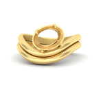 Load image into Gallery viewer, semi-mount-wave-solitaire-wedding-band-set-in-yellow-gold-fdens11566sm-nl-yg-w2.jpg