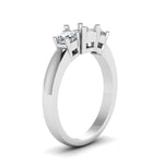 Load image into Gallery viewer, Semi Mount Classic Cushion Cut 3 Stone Ring