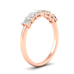 Load image into Gallery viewer, seven-stone-asscher-cut-diamond-band-1-ct-in-rose-gold-fdwb8008asangle2-1.00ct-nl-rg.jpg?v=1773813992
