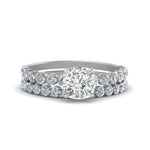 Load image into Gallery viewer, shared-prong-cushion-engagement-and-wedding-ring-set-in-FDENS3023CU-NL-WG