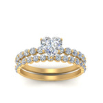 Load image into Gallery viewer, shared-prong-heart-engagement-and-wedding-ring-set-in-FDENS3023HT-NL-YG