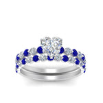 Load image into Gallery viewer, shared-prong-heart-engagement-and-wedding-ring-set-with-sapphire-in-FDENS3023HTGSABL-NL-WG