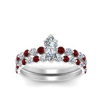 Load image into Gallery viewer, shared-prong-marquise-engagement-and-wedding-ring-set-with-ruby-in-FDENS3023MQGRUDR-NL-WG