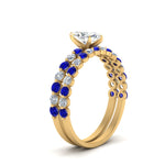Load image into Gallery viewer, shared-prong-marquise-engagement-and-wedding-ring-set-with-sapphire-in-FDENS3023MQGSABL-NL-YG