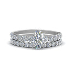 Load image into Gallery viewer, shared-prong-oval-engagement-and-wedding-ring-set-in-FDENS3023OV-NL-WG