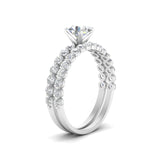 Load image into Gallery viewer, shared-prong-oval-engagement-and-wedding-ring-set-in-FDENS3023OV-NL-WG
