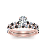 Load image into Gallery viewer, shared-prong-oval-engagement-and-wedding-ring-set-with-black-diamond-in-FDENS3023OVGBLACK-NL-RG
