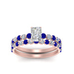 Load image into Gallery viewer, shared-prong-radiant-engagement-and-wedding-ring-set-with-sapphire-in-FDENS3023RAGSABL-NL-RG