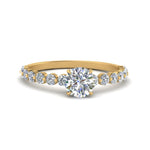 Load image into Gallery viewer, shared-prong-thin-round-engagement-ring-in-FDENS3023ROR-NL-YG