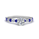 Load image into Gallery viewer, shared-prong-thin-round-engagement-ring-with-sapphire-in-FDENS3023RORGSABL-NL-WG