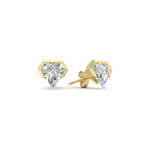 Load image into Gallery viewer, shield-stud-diamond-earrings-in-yellow-gold-FDEAR11470ANGLE1-NL-YG.jpg